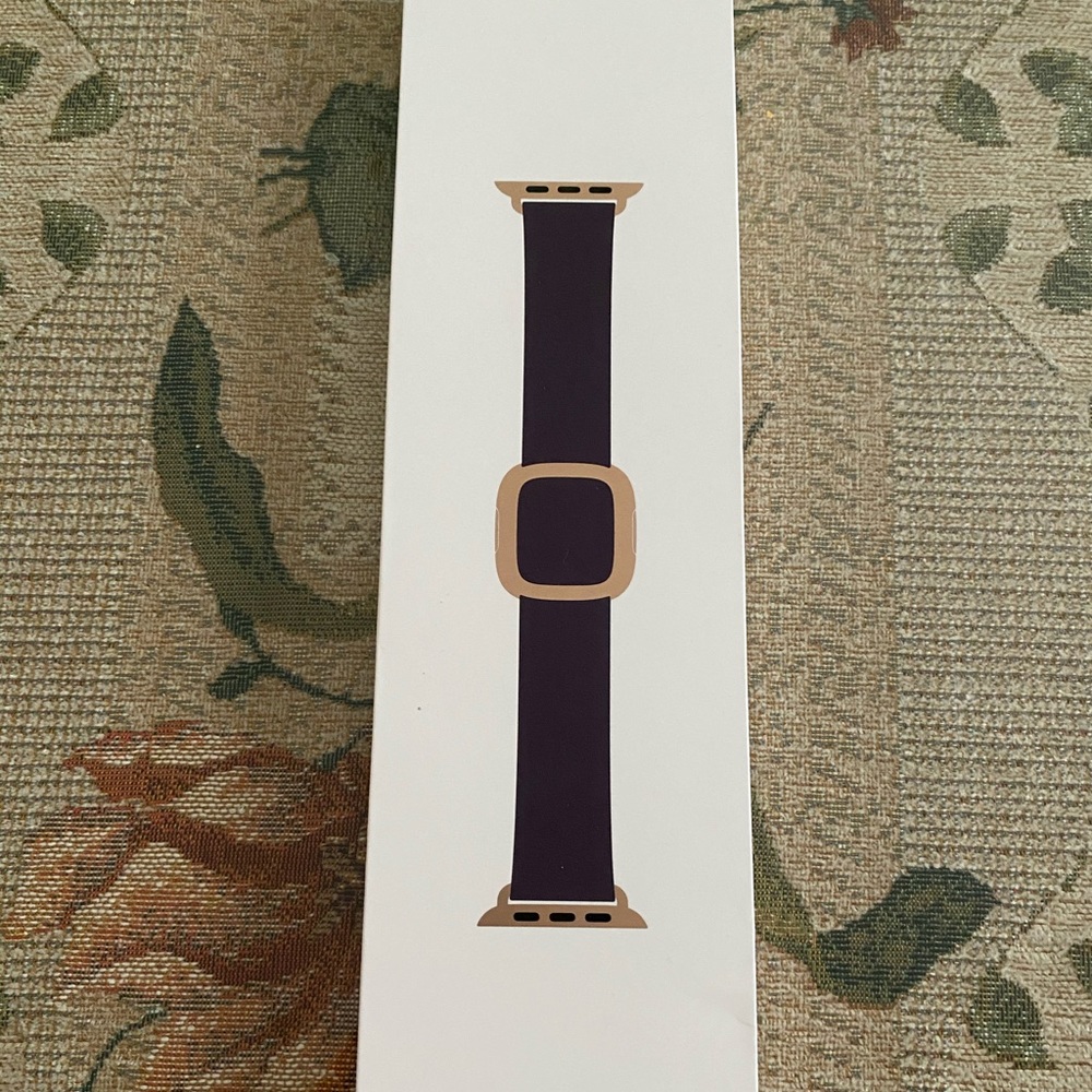 Apple Watch Band - Aubergine Modern Buckle (SMALL)